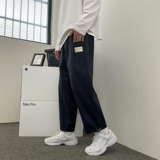 2021秋季新款港风休闲裤男时尚潮流束脚九分裤XZ313B-1-K5002-P45，男装休闲裤，星座313B-2