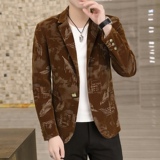 秋季新款高品质男士修身休闲小西服外套上衣XZ313B-1-XF353-P90，男装夹克，星座313B-2
