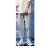 2021新款港风男士宽松休闲九分裤束脚裤XZ313B-1-K5005-P40，男装休闲裤，星座313B-2