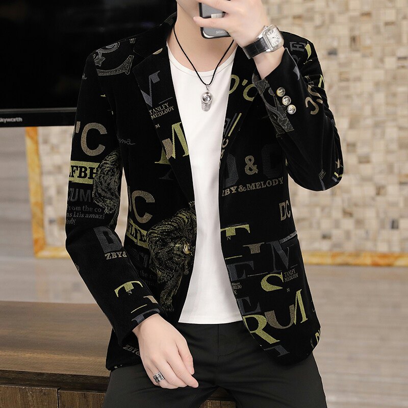2021秋季高品质男士修身休闲小西服外套上衣XZ313B-1-XF353-P90,男装夹克,星座313B-2