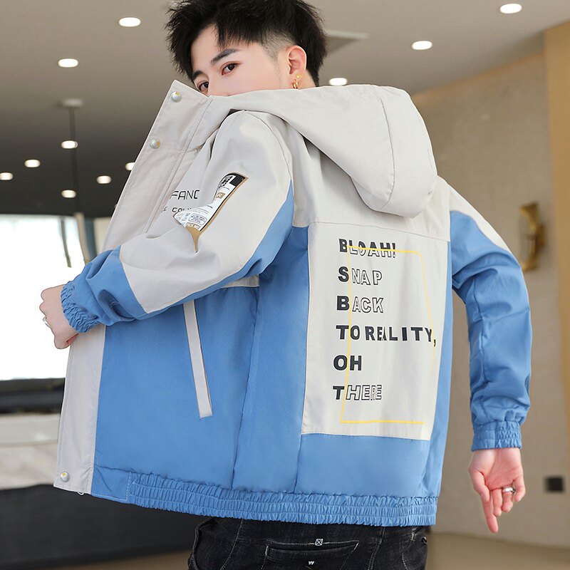 主推款秋季新款夹克青少年休闲百搭连帽外套XZ313B-1-NS08,男装夹克,星座313B-2
