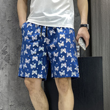 主推夏季新款短裤男休闲五分裤沙滩裤XZ313B-1-DK01-P25，男装休闲裤，星座313B-2