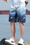 2021夏季新款流行时尚渐变短裤男休闲五分裤XZ313B-1-DK2011-P20，男装休闲裤，星座313B-2
