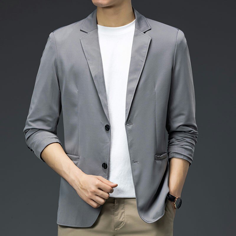 2021秋季男士高品质时尚修身小西服外套XZ313B-1-XF823-P100图片