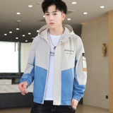 主推款秋季新款夹克青少年休闲百搭连帽外套XZ313B-1-NS08，男装夹克，星座313B-2
