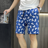 主推夏季新款男士大码时尚潮流休闲沙滩裤XZ313B-1-DK02-P25，男装休闲裤，星座313B-2