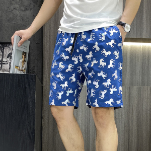 主推夏季新款男士大码时尚潮流休闲沙滩裤XZ313B-1-DK02-P25,男装休闲裤,星座313B-2