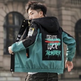 秋季新款潮流ins男士时尚连帽工装夹克上衣XZ313B-1-JK06-P60，男装夹克，星座313B-2