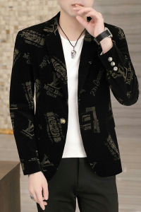 2021秋季新款男士修身休闲小西服外套XZ313B-1-XF353-P90图片