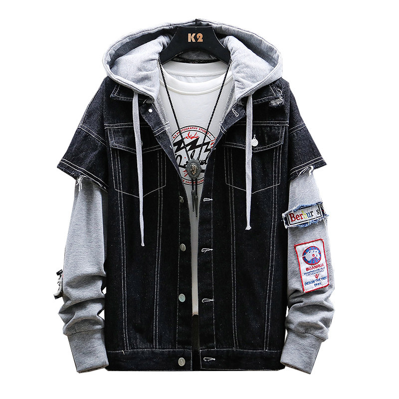 2021春季新款男士时尚潮流印花牛仔夹克外套XZ313B-1-NZ919--P75,男装夹克,星座313B-2