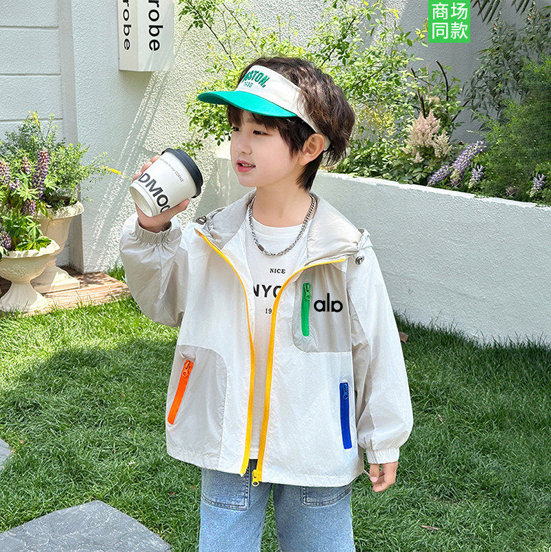 奥莱男童防晒衣2026夏季新款防晒服中大童夏装皮肤衣男孩超薄外套
