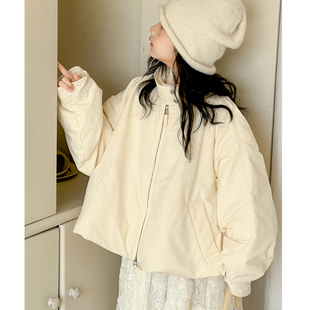 女童棉服秋冬款女大童超好看加厚外套2026新款初中生儿童保暖棉服