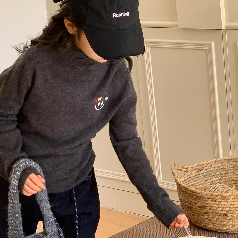 女童高领毛衣羊毛混纺针织打底衫