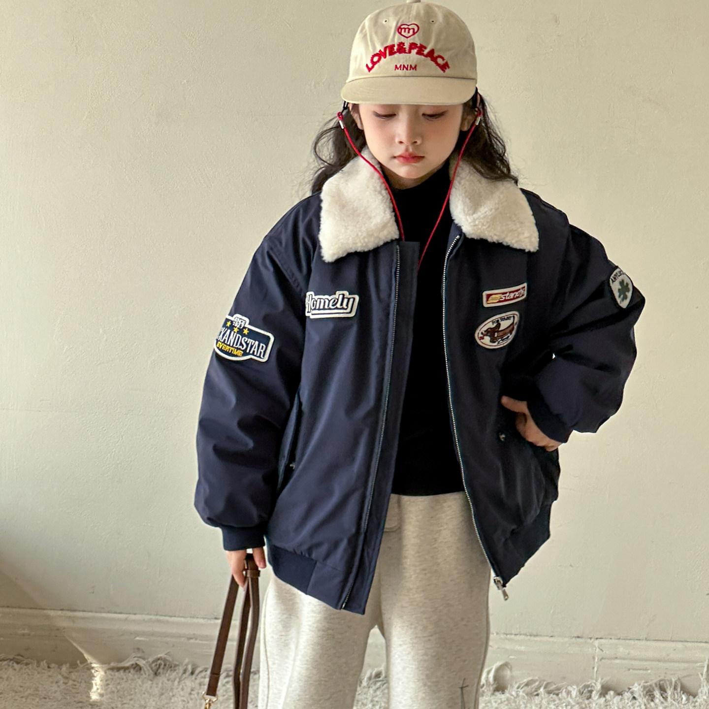 女童加厚棉服2025冬装新款儿童冬季超好看保暖外套女大童洋气棉衣