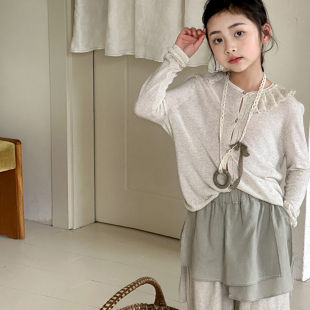 防晒衣空调服 女童针织开衫 外套春夏款 2025新款 儿童洋气中大童薄款