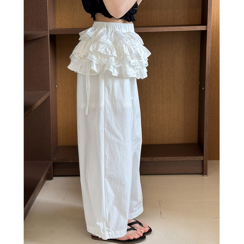 女童裤子夏薄款2026新款韩国童装女大童超火裙裤儿童巨好看休闲裤