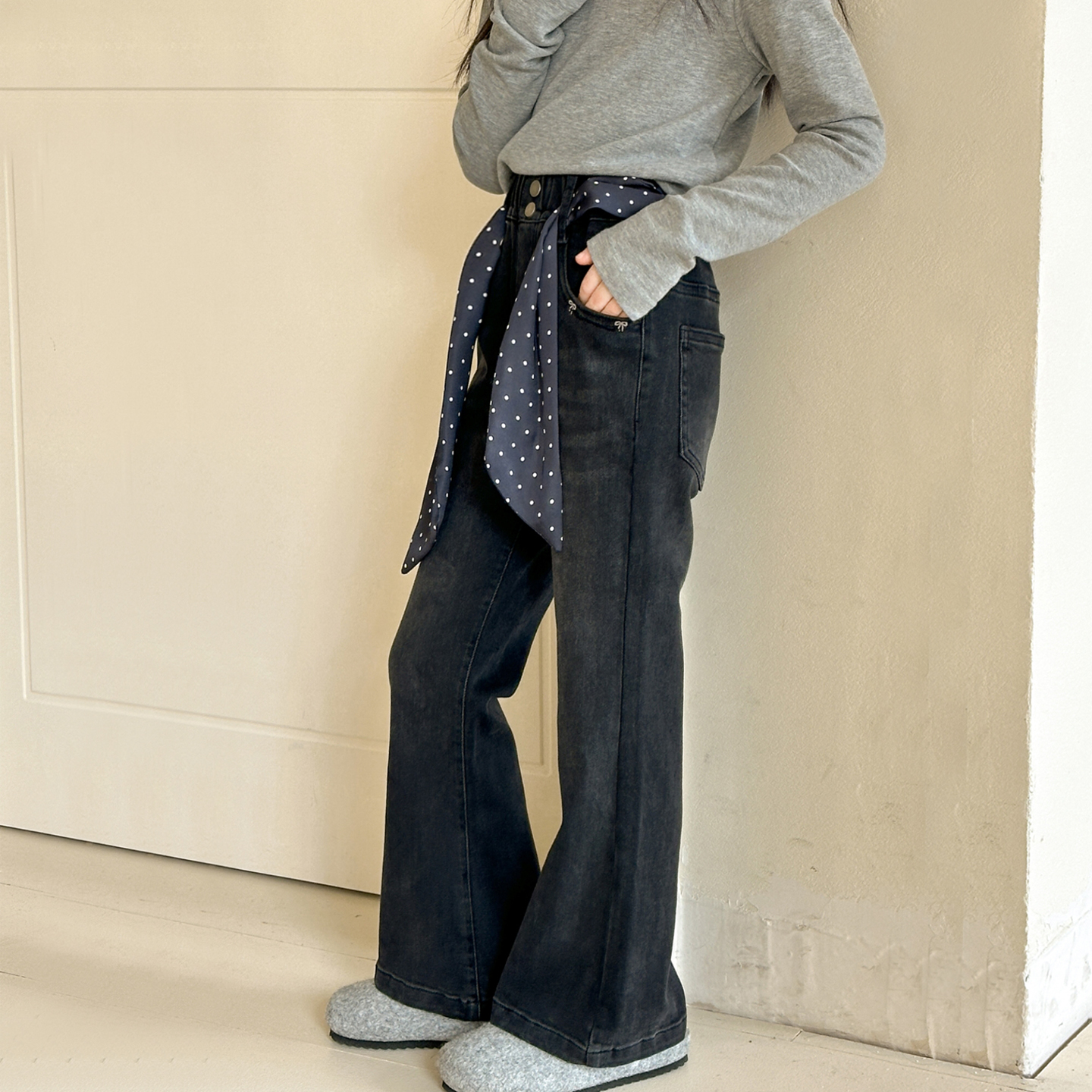 女童裤子春秋款2025新款儿童