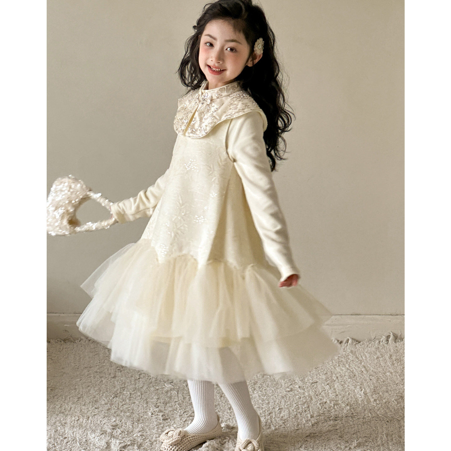 女童新年衣服背心裙2026冬季新款儿童中式国风连衣裙女大童公主裙,童装/婴儿装/亲子装,连衣裙,淘宝优惠券,粉丝福利购,淘宝优惠卷