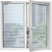 静电免胶贴条纹玻璃贴膜百叶透光窗贴移门贴膜办公室玻璃贴挡视线