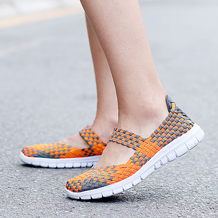 手工超轻平底广场舞运动休闲鞋