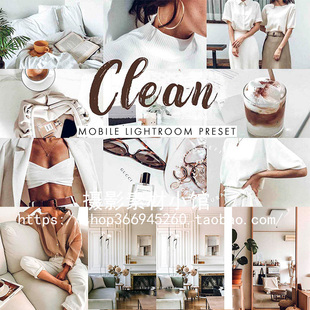 北美生活方式摄影色调 手机版LR 电脑Lightroom预设ins室内PS82