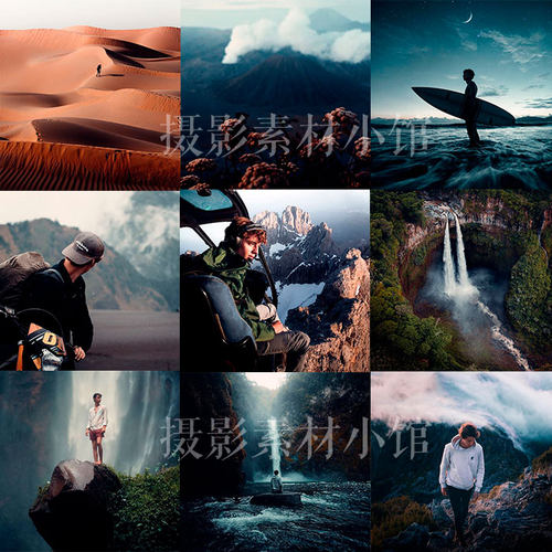 INS户外旅拍电影色人像生活写真 手机LR预设PS/C1/LUT预设C24