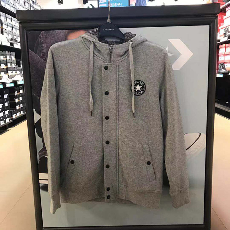 CONVERSE匡威冬款加绒保暖连帽开衫卫衣 10002862-A03在类目 运动服/休闲服装, 运动卫衣/套头衫中 - 来自Buy2taobao.com提供专业的淘宝代购服务