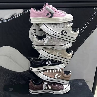 低帮A09855C 灰白色箭星帆布鞋 CONVERSE匡威STAY PLAYER