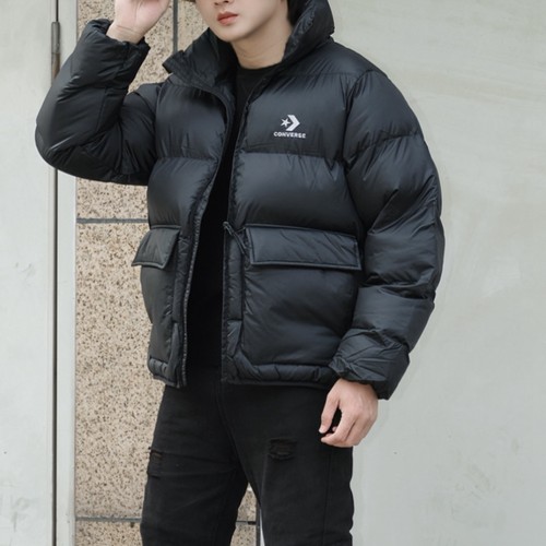 匡威保暖翻领短款男款棉服