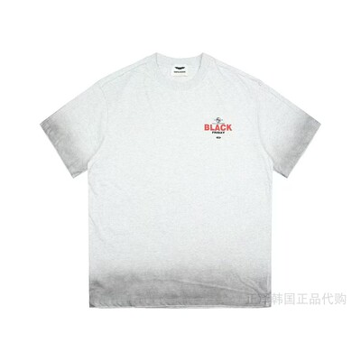 韩国vampire weekend代购 夏男纯棉短袖字母复古水洗图案时尚T恤