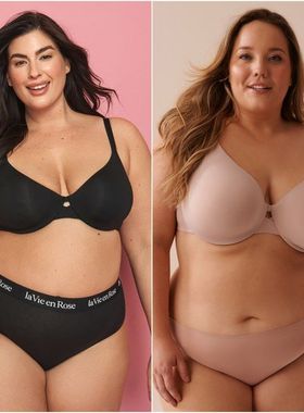 75-95BCDEF玫瑰人生外贸胖MM大胸显小内衣超薄光面大码防下垂内衣