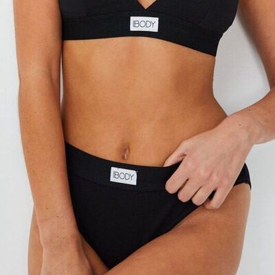外贸原单cotton on body女士INS欧美风高叉棉质舒适纯色三角内裤