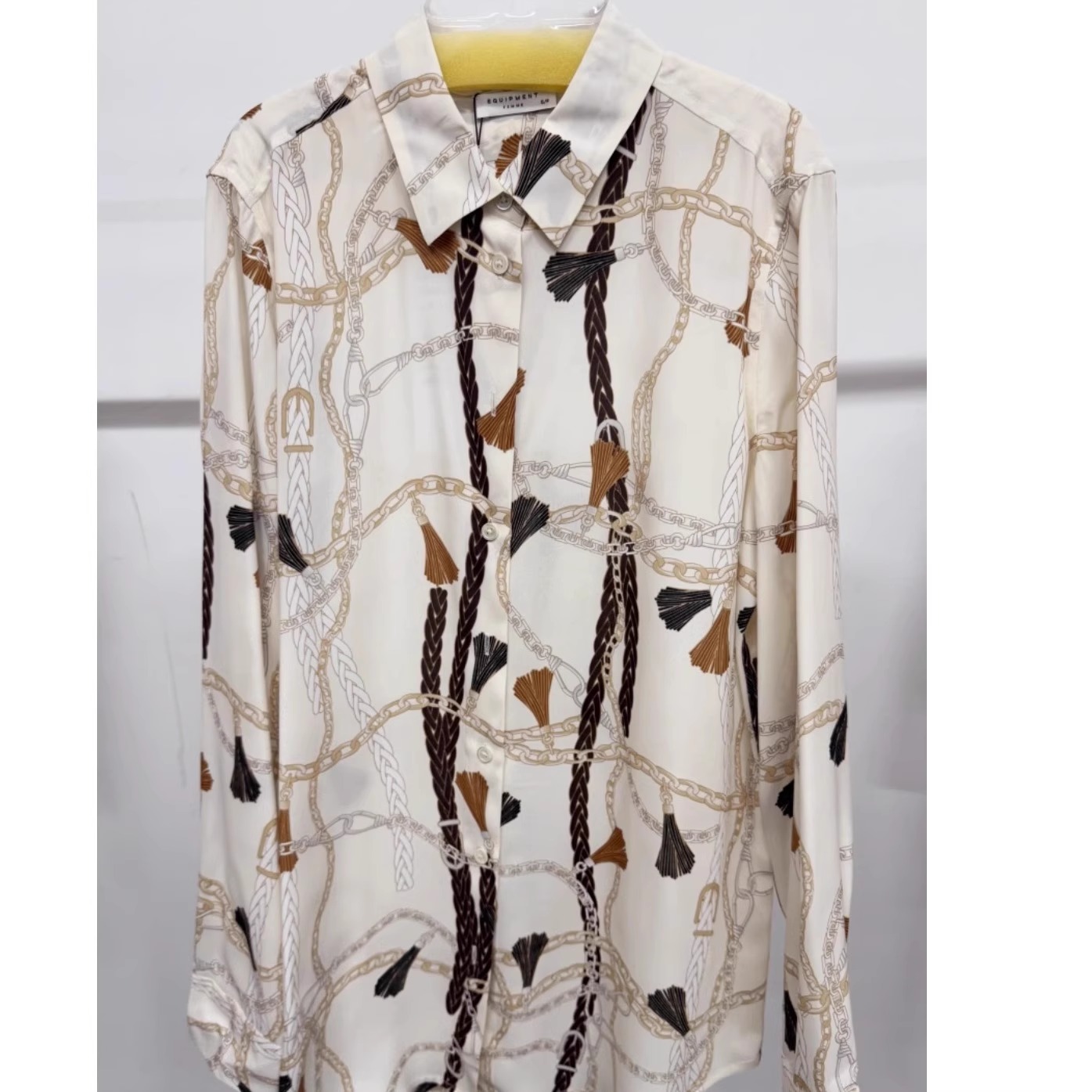 EQ真丝桑蚕丝女士衬衫上衣简约