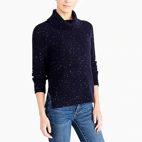 JC高领羊毛纯色打底针织衫毛衣