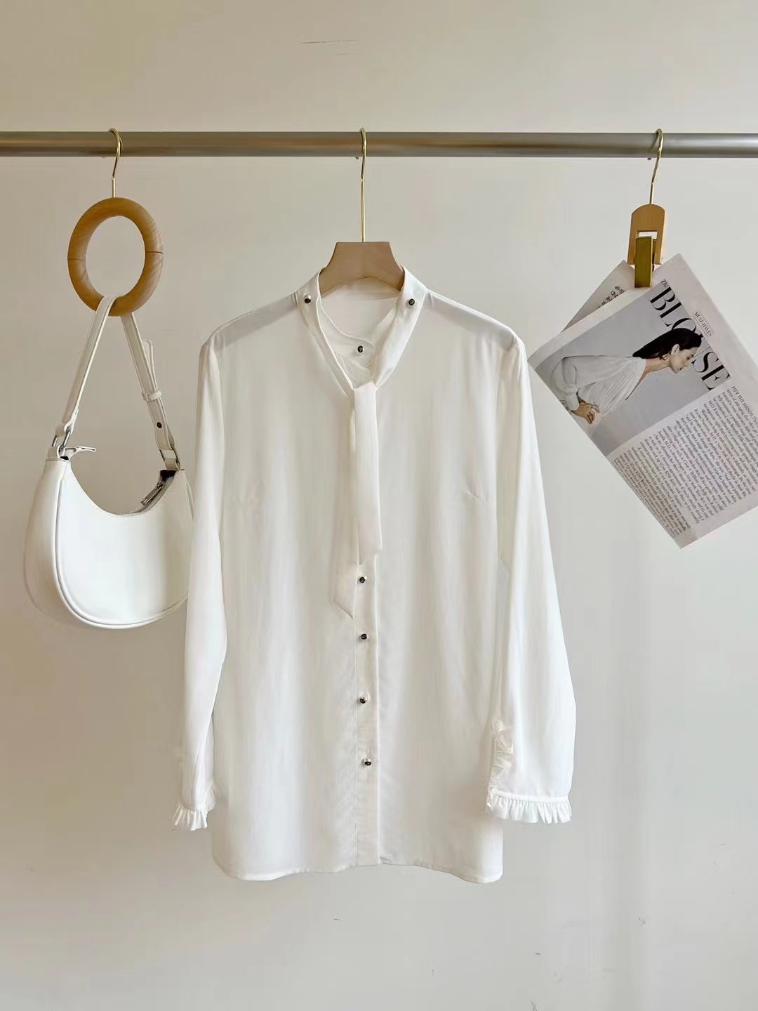 冬季100%silk砂洗双绉真丝衬衫