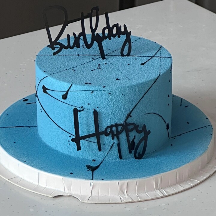 花梵日记男士简约蛋糕酸奶芝士慕斯生日蛋糕广州同城配送