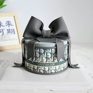 名牌奢侈品礼盒包包礼物蛋糕动物奶油生日蛋糕广州同城配送