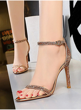 Women Sandals Sexy Gladiator High heels Wedding Party Shoes