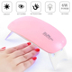 Nail Lamp White SUN Pink Machine Dryer mini LED