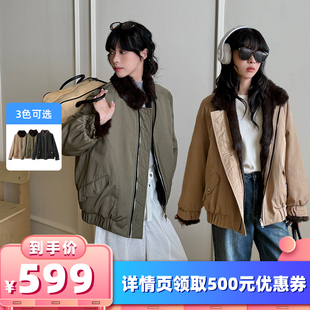 VIVIDINI两面穿兔毛外套 衣橱直播间 所有女生