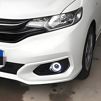 14-20飞度LED日行灯RS雾灯改装日间行车灯18三代GK5飞度雾灯总成