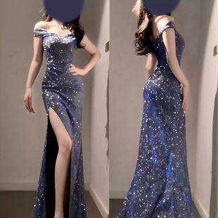 法式绝美晚礼服女2025新款高端轻奢小众宴会气质名媛高级感鱼尾裙