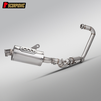 凯旋小攀爬SPEED400 SCRAMBLER400X全段排气管双氧口前段尾段套装