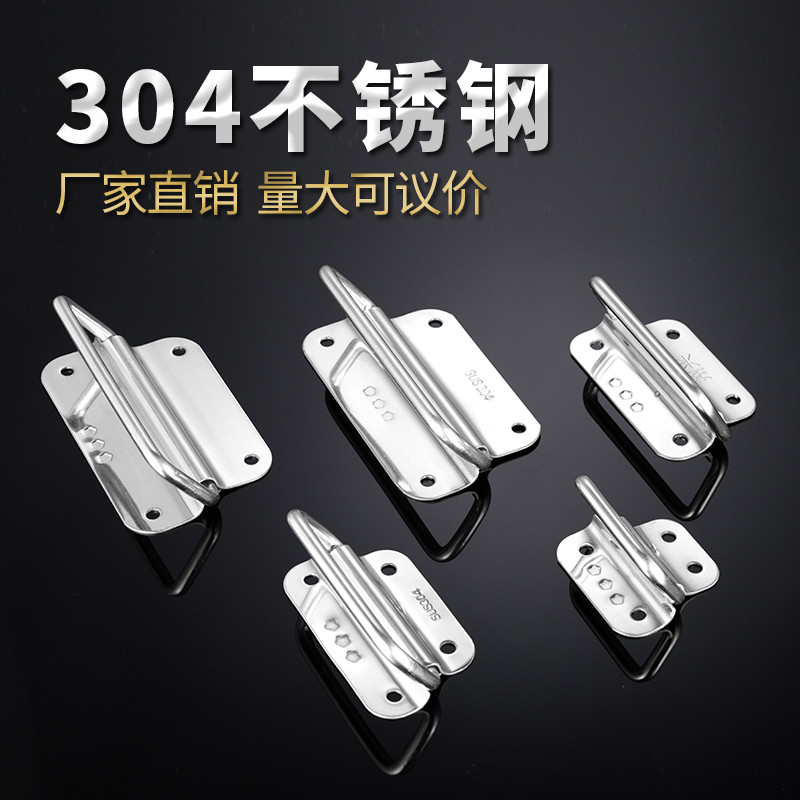 不锈钢折叠提手箱拉手带圈