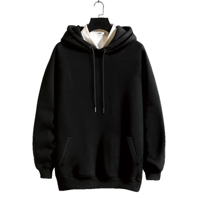 纯色卫衣外套男韩版黑色春秋款