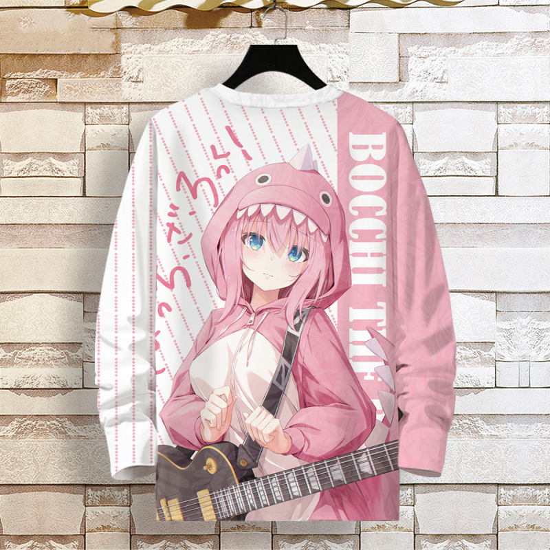 孤独摇滚长袖T恤男后藤一里同款