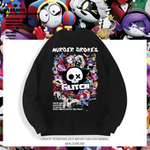 oversize长袖 无机杀手Murder Drones动漫周边圆领卫衣外套男款 T恤