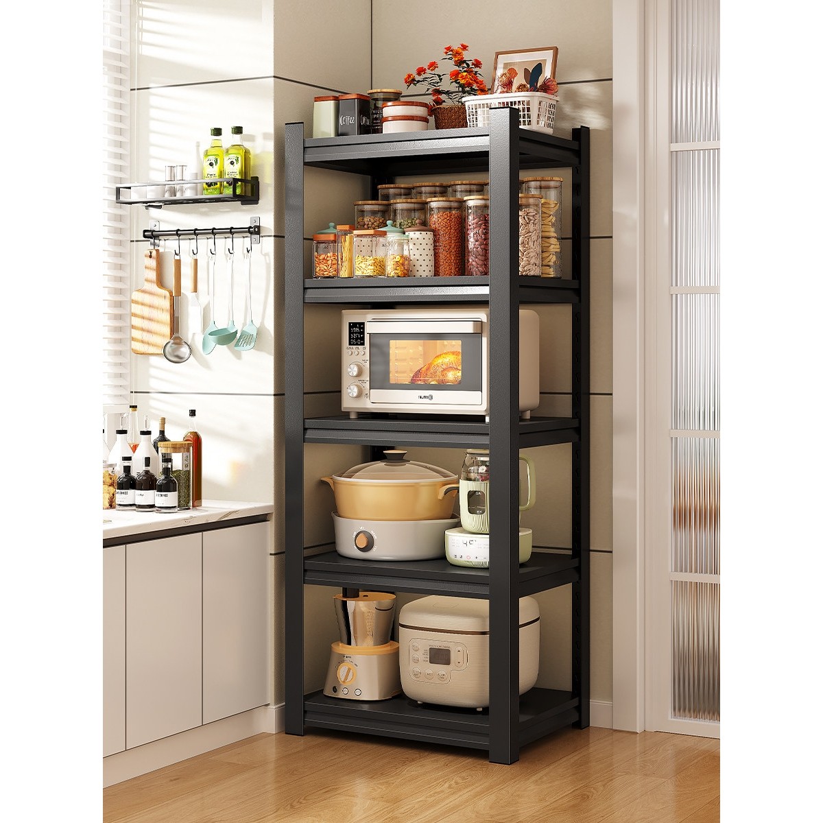 德国精工厨房夹缝置物架落地多层微波炉多功能收纳架子家用储物架,厨房/烹饪用具,厨房置物架/置物柜/角架,淘宝优惠券,粉丝福利购,淘宝优惠卷