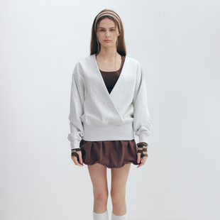 2025新款 LOUD 卫衣v领外套女卫衣女款 运动风长袖 宽松外套 EYES