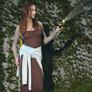 套装 LOUD 长裙罩衫 坎肩吊带连衣裙纯欲修身 EYES